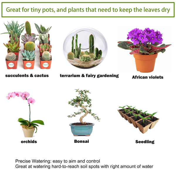 succulent waterer Orimerc Small Watering Can for Succulent Safety Tiny Wash Bottle 500ML